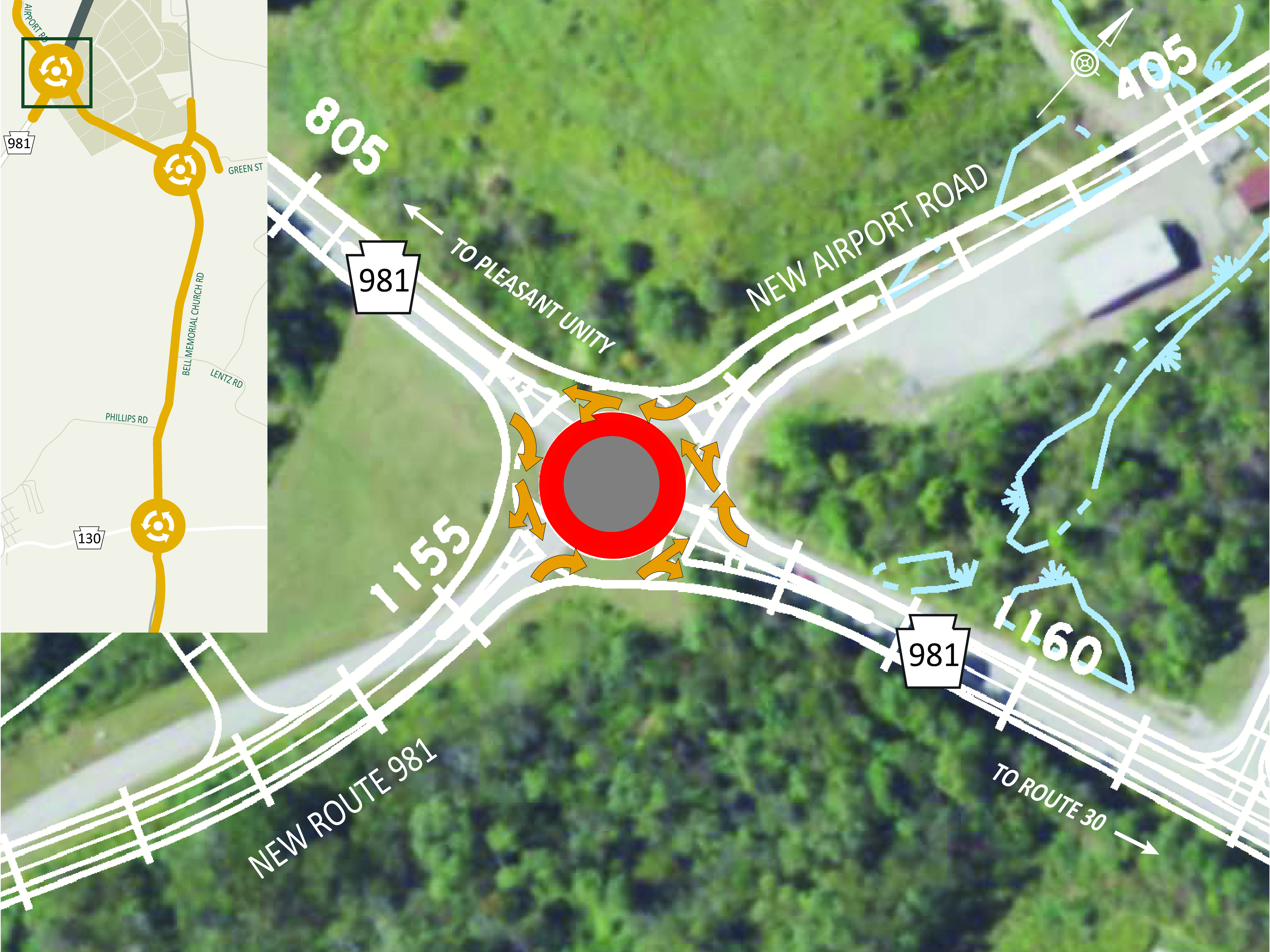 Airport Road Roundabout